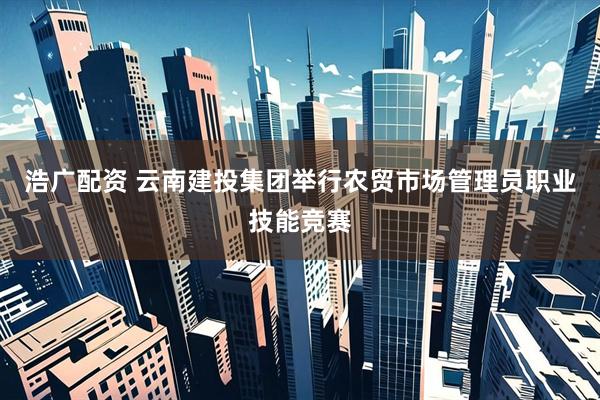浩广配资 云南建投集团举行农贸市场管理员职业技能竞赛